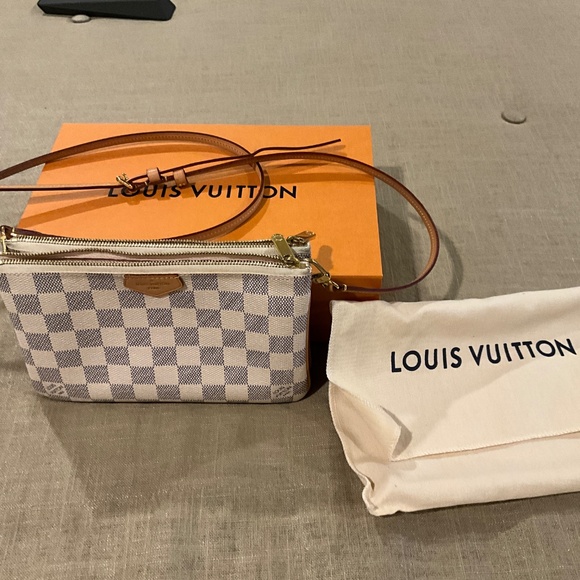 Louis Vuitton Damien Azur Double Zip Pochette - Picture 7 of 10